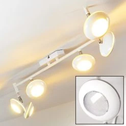 Hofstein Jerewan Deckenspot LED Wei&szlig;, 6-flammig