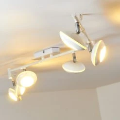 Hofstein Jerewan Deckenspot LED Wei&szlig;, 6-flammig -LED Leuchten Verkäufe 2022 jerewan deckenspot h374 6