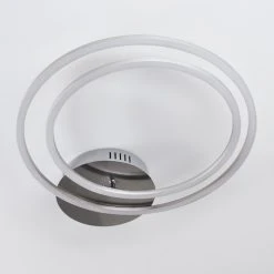 Hofstein Johsa Deckenleuchte LED Nickel-Matt, Silber, 2-flammig -LED Leuchten Verkäufe 2022 johsa deckenleuchte h3326190 11