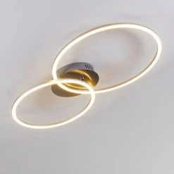 Hofstein Johsa Deckenleuchte LED Nickel-Matt, Silber, 2-flammig -LED Leuchten Verkäufe 2022 johsa deckenleuchte h3326190 14