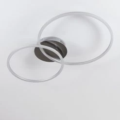 Hofstein Johsa Deckenleuchte LED Nickel-Matt, Silber, 2-flammig -LED Leuchten Verkäufe 2022 johsa deckenleuchte h3326190 8