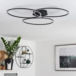 Hofstein Johsa Deckenleuchte LED Schwarz, 3-flammig -LED Leuchten Verkäufe 2022 johsa deckenleuchte h3326282 10