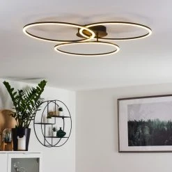 Hofstein Johsa Deckenleuchte LED Schwarz, 3-flammig -LED Leuchten Verkäufe 2022 johsa deckenleuchte h3326282 13