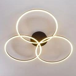 Hofstein Johsa Deckenleuchte LED Schwarz, 3-flammig -LED Leuchten Verkäufe 2022 johsa deckenleuchte h3326282 5