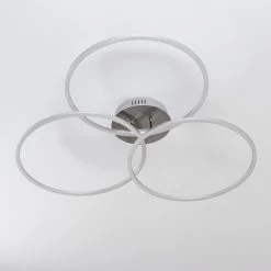 Hofstein Johsa Deckenleuchte LED Nickel-Matt, Silber, 3-flammig -LED Leuchten Verkäufe 2022 johsa deckenleuchte h3326305 13