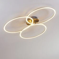 Hofstein Johsa Deckenleuchte LED Nickel-Matt, Silber, 3-flammig -LED Leuchten Verkäufe 2022 johsa deckenleuchte h3326305 2