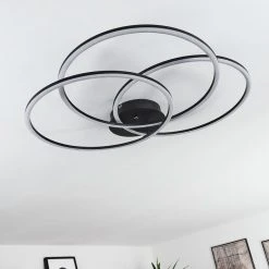 Hofstein Johsa Deckenleuchte LED Schwarz, 3-flammig -LED Leuchten Verkäufe 2022 johsa deckenleuchte h3381977 10