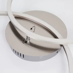 Hofstein Johsa Deckenleuchte LED Nickel-Matt, 2-flammig -LED Leuchten Verkäufe 2022 johsa deckenleuchte h3381984 2