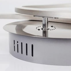 Hofstein Johsa Deckenleuchte LED Nickel-Matt, 2-flammig -LED Leuchten Verkäufe 2022 johsa deckenleuchte h3381984 5