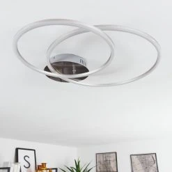 Hofstein Johsa Deckenleuchte LED Nickel-Matt, 2-flammig -LED Leuchten Verkäufe 2022 johsa deckenleuchte h3381984 7