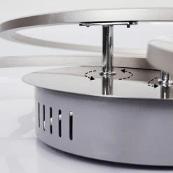 Hofstein Johsa Deckenleuchte LED Nickel-Matt, Silber, 3-flammig -LED Leuchten Verkäufe 2022 johsa deckenleuchte h3382011 6