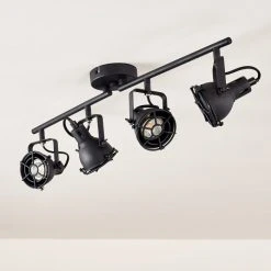 Hofstein Jonsered Deckenleuchte LED Schwarz, 4-flammig -LED Leuchten Verkäufe 2022 jonsered deckenleuchte h3355497 5