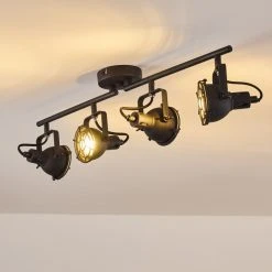 Hofstein Jonsered Deckenleuchte LED Schwarz, 4-flammig -LED Leuchten Verkäufe 2022 jonsered deckenleuchte h3355497 7