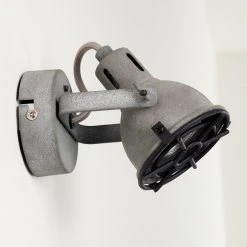 Hofstein Jonsered Wandleuchte LED Schwarz, Grau, Steinoptik, 1-flammig -LED Leuchten Verkäufe 2022 jonsered wandleuchte h3355435 17