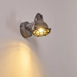 Hofstein Jonsered Wandleuchte LED Schwarz, Grau, Steinoptik, 1-flammig -LED Leuchten Verkäufe 2022 jonsered wandleuchte h3355435 2