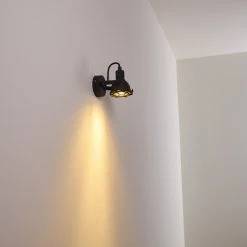 Hofstein Jonsered Wandleuchte LED Schwarz, 1-flammig -LED Leuchten Verkäufe 2022 jonsered wandleuchte h3355459 11