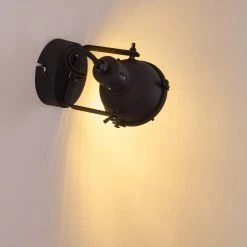 Hofstein Jonsered Wandleuchte LED Schwarz, 1-flammig -LED Leuchten Verkäufe 2022 jonsered wandleuchte h3355459 3