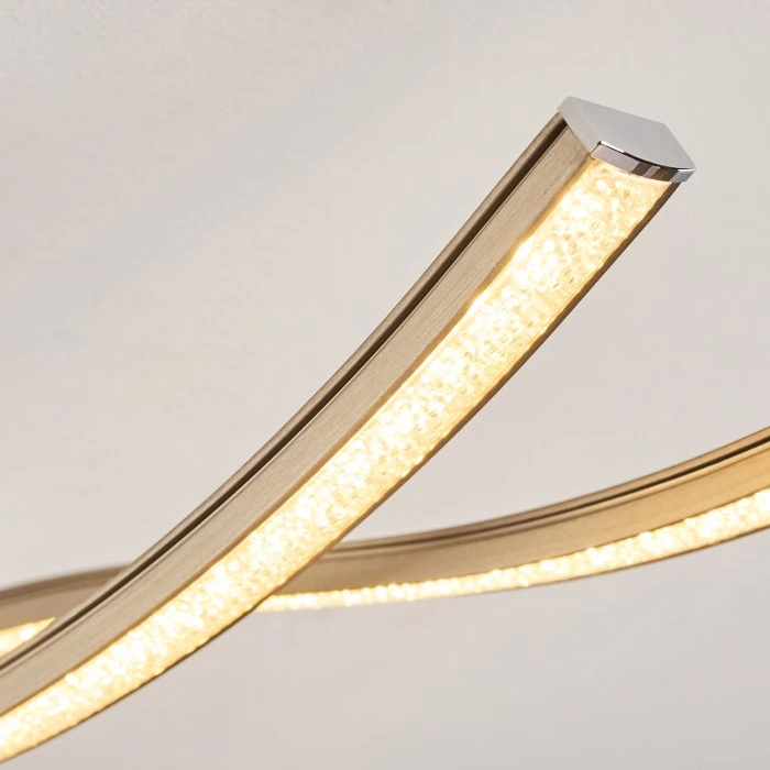 Hofstein Kalandi Deckenleuchte LED Nickel-Matt, 2-flammig 18 Hofstein Kalandi Deckenleuchte LED Nickel-Matt, 2-flammig – Bild 18