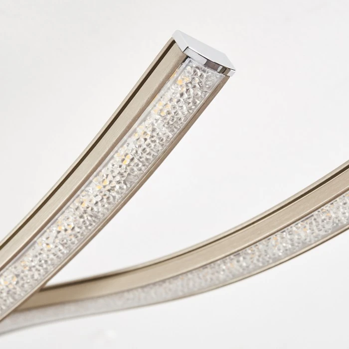 Hofstein Kalandi Deckenleuchte LED Nickel-Matt, 2-flammig 5 Hofstein Kalandi Deckenleuchte LED Nickel-Matt, 2-flammig – Bild 5