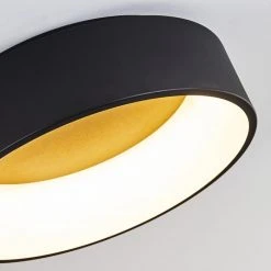 Hofstein Kampal Deckenleuchte LED Schwarz, 1-flammig -LED Leuchten Verkäufe 2022 kampal deckenleuchte h3326015 13