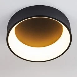 Hofstein Kampal Deckenleuchte LED Schwarz, 1-flammig -LED Leuchten Verkäufe 2022 kampal deckenleuchte h3326015 4