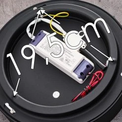 Hofstein Kampala Deckenleuchte LED Schwarz, 1-flammig -LED Leuchten Verkäufe 2022 kampala deckenleuchte h3325971 16