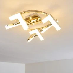 Hofstein Karis Deckenleuchte LED Nickel-Matt, 3-flammig -LED Leuchten Verkäufe 2022 karis deckenleuchte h3080825 10