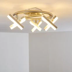 Hofstein Karis Deckenleuchte LED Nickel-Matt, 3-flammig -LED Leuchten Verkäufe 2022 karis deckenleuchte h3080825 4