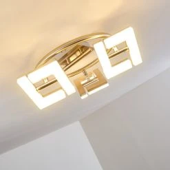 Hofstein Karis Deckenleuchte LED Nickel-Matt, 3-flammig -LED Leuchten Verkäufe 2022 karis deckenleuchte h3080825 9