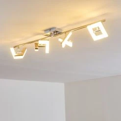 Hofstein Karis Deckenleuchte LED Nickel-Matt, 4-flammig -LED Leuchten Verkäufe 2022 karis deckenleuchte h3080832 15