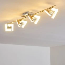 Hofstein Karis Deckenleuchte LED Nickel-Matt, 4-flammig -LED Leuchten Verkäufe 2022 karis deckenleuchte h3080832 3