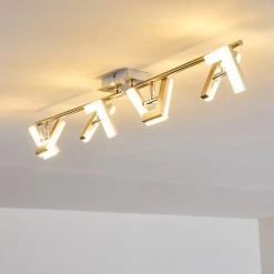 Hofstein Karis Deckenleuchte LED Nickel-Matt, 4-flammig -LED Leuchten Verkäufe 2022 karis deckenleuchte h3080832 4