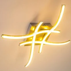 Hofstein Kelowna Deckenleuchte LED Nickel-Matt, 1-flammig -LED Leuchten Verkäufe 2022 kelowna deckenleuchte h3008256 10