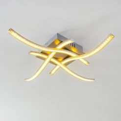 Hofstein Kelowna Deckenleuchte LED Nickel-Matt, 1-flammig -LED Leuchten Verkäufe 2022 kelowna deckenleuchte h3008256 14