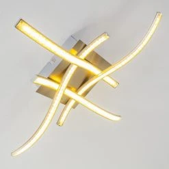 Hofstein Kelowna Deckenleuchte LED Nickel-Matt, 1-flammig -LED Leuchten Verkäufe 2022 kelowna deckenleuchte h3008256 17