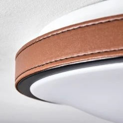 Hofstein Kelva Deckenleuchte LED Schwarz, Braun, Wei&szlig;, 1-flammig -LED Leuchten Verkäufe 2022 kelva deckenleuchte h3460306 2