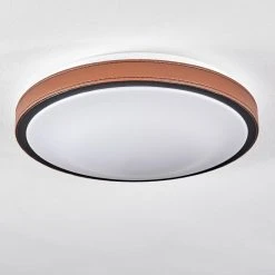 Hofstein Kelva Deckenleuchte LED Schwarz, Braun, Wei&szlig;, 1-flammig -LED Leuchten Verkäufe 2022 kelva deckenleuchte h3460306 7