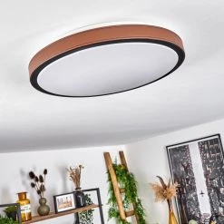 Hofstein Kelva Deckenleuchte LED Schwarz, Braun, Wei&szlig;, 1-flammig -LED Leuchten Verkäufe 2022 kelva deckenleuchte h3460344 4