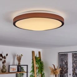 Hofstein Kelva Deckenleuchte LED Schwarz, Braun, Wei&szlig;, 1-flammig -LED Leuchten Verkäufe 2022 kelva deckenleuchte h3460344 6