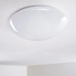 Hofstein Kendal Deckenleuchte LED Wei&szlig;, 1-flammig, Fernbedienung, Farbwechsler -LED Leuchten Verkäufe 2022 kendal deckenleuchte h3110461 do1 21