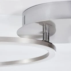 Hofstein Kereita Deckenleuchte LED Nickel-Matt, 1-flammig -LED Leuchten Verkäufe 2022 kereita deckenleuchte h3382035 5