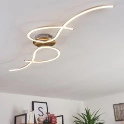 Hofstein Kereita Deckenleuchte LED Nickel-Matt, 1-flammig -LED Leuchten Verkäufe 2022 kereita deckenleuchte h3382035 6