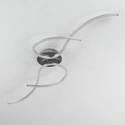 Hofstein Kereita Deckenleuchte LED Nickel-Matt, 1-flammig -LED Leuchten Verkäufe 2022 kereita deckenleuchte h3382035 7