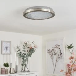 Hofstein Kerns Deckenleuchte LED Nickel-Matt, 1-flammig -LED Leuchten Verkäufe 2022 kerns deckenleuchte h3550793 4