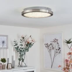 Hofstein Kerns Deckenleuchte LED Nickel-Matt, 1-flammig -LED Leuchten Verkäufe 2022 kerns deckenleuchte h3550793 6