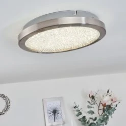 Hofstein Kerns Deckenleuchte LED Nickel-Matt, 1-flammig -LED Leuchten Verkäufe 2022 kerns deckenleuchte h3550793 8