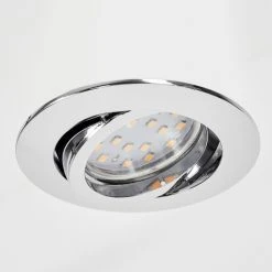 Hofstein Kerrouan Einbauleuchte 3-er Set LED Chrom, 1-flammig -LED Leuchten Verkäufe 2022 kerrouan einbauleuchte 3 er set h3618936 6