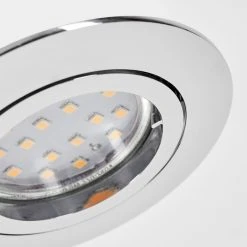 Hofstein Kerrouan Einbauleuchte 3-er Set LED Chrom, 1-flammig -LED Leuchten Verkäufe 2022 kerrouan einbauleuchte 3 er set h3618936 8