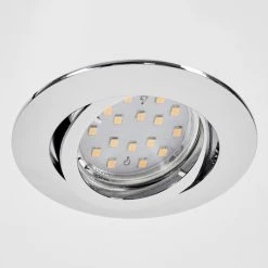 Hofstein Kerrouan Einbauleuchte 3-er Set LED Chrom, 1-flammig -LED Leuchten Verkäufe 2022 kerrouan einbauleuchte 3 er set h3618936 9