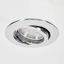 Hofstein Kerrouan Einbauleuchte LED Chrom, 1-flammig -LED Leuchten Verkäufe 2022 kerrouan einbauleuchte h3618950 10